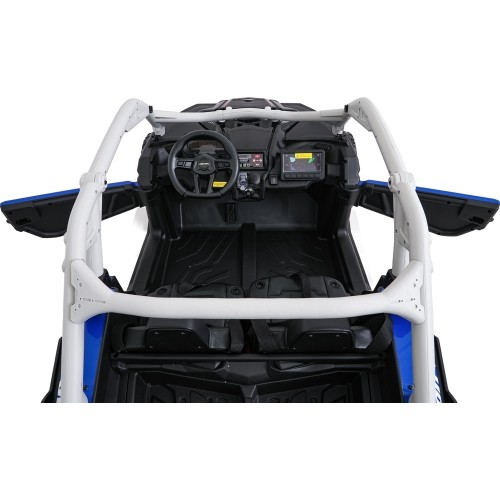 Elektryczny pojazd buggy Maverick Turbo RR niebiesko-szary
