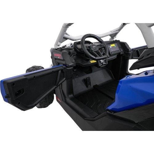 Elektryczny pojazd buggy Maverick Turbo RR niebiesko-szary