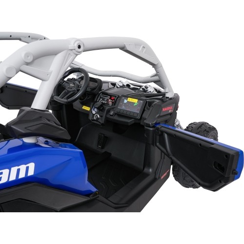 Elektryczny pojazd buggy Maverick Turbo RR niebiesko-szary