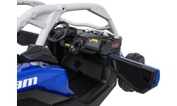 Elektryczny pojazd buggy Maverick Turbo RR niebiesko-szary