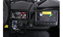 Elektryczny pojazd buggy Maverick Turbo RR niebiesko-szary