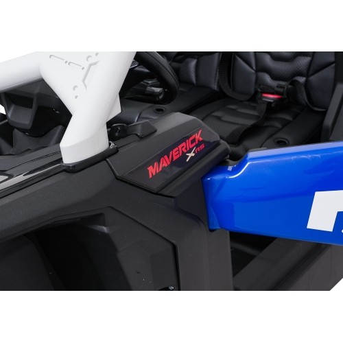 Elektryczny pojazd buggy Maverick Turbo RR niebiesko-szary