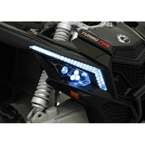 Elektryczny pojazd buggy Maverick Turbo RR niebiesko-szary