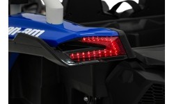 Elektryczny pojazd buggy Maverick Turbo RR niebiesko-szary