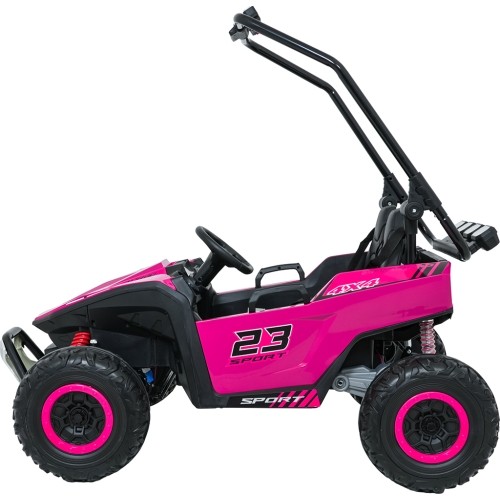 Pojazd elektryczny Buggy TURBO 23, różowy