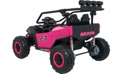 Pojazd elektryczny Buggy TURBO 23, różowy