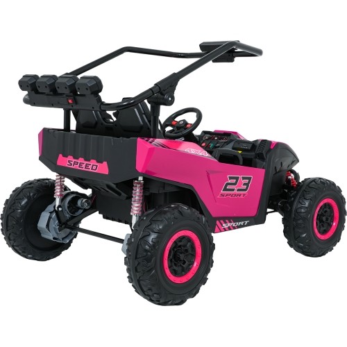Pojazd elektryczny Buggy TURBO 23, różowy