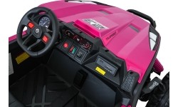 Pojazd elektryczny Buggy TURBO 23, różowy