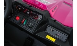 Pojazd elektryczny Buggy TURBO 23, różowy