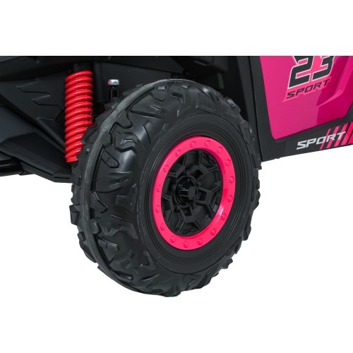 Pojazd elektryczny Buggy TURBO 23, różowy