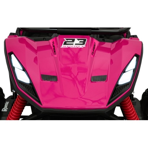 Pojazd elektryczny Buggy TURBO 23, różowy
