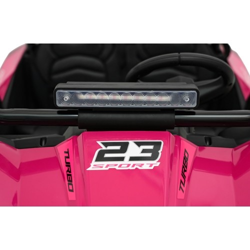Pojazd elektryczny Buggy TURBO 23, różowy