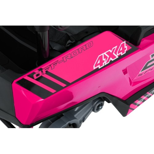 Pojazd elektryczny Buggy TURBO 23, różowy