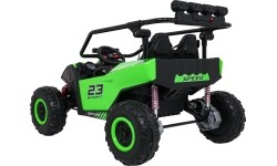 Pojazd elektryczny Buggy TURBO 23, zielony