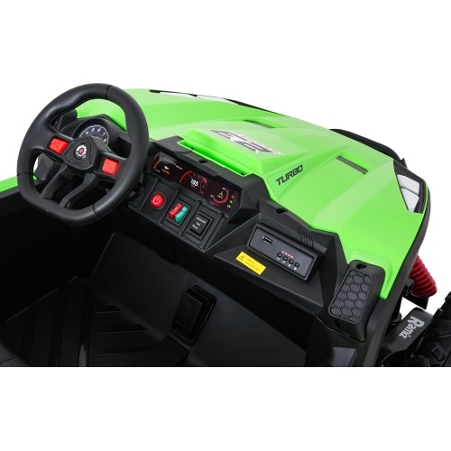 Pojazd elektryczny Buggy TURBO 23, zielony