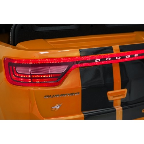 Pojazd elektryczny Dodge Durango, pomarańczowy