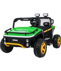 Pojazd elektryczny dla dzieci Buggy UTV Speed, zielony