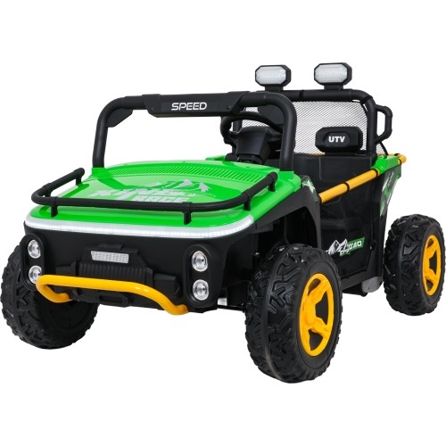 Pojazd elektryczny dla dzieci Buggy UTV Speed, zielony