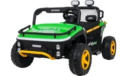 Pojazd elektryczny dla dzieci Buggy UTV Speed, zielony