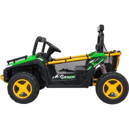 Pojazd elektryczny dla dzieci Buggy UTV Speed, zielony