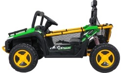 Pojazd elektryczny dla dzieci Buggy UTV Speed, zielony