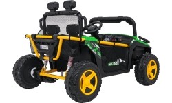 Pojazd elektryczny dla dzieci Buggy UTV Speed, zielony