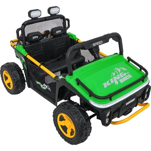 Pojazd elektryczny dla dzieci Buggy UTV Speed, zielony