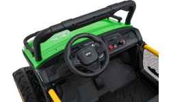 Pojazd elektryczny dla dzieci Buggy UTV Speed, zielony
