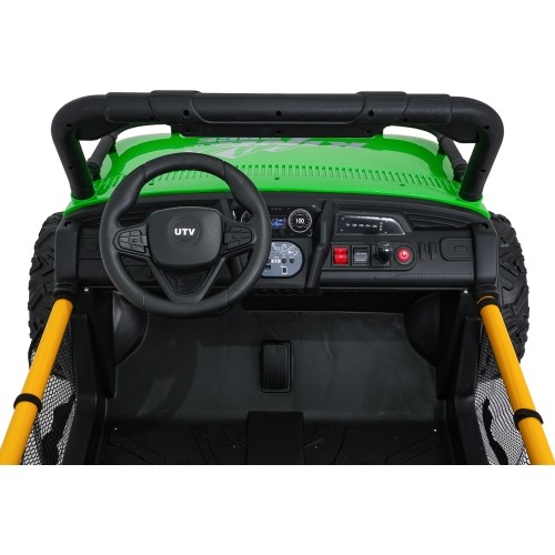 Pojazd elektryczny dla dzieci Buggy UTV Speed, zielony