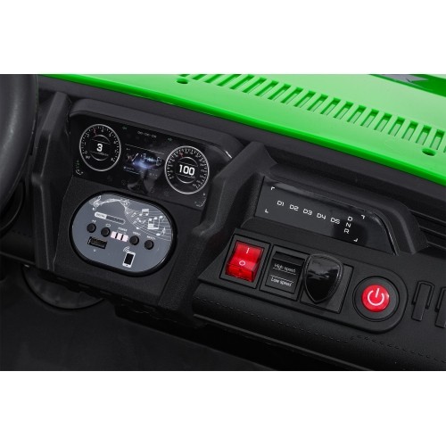 Pojazd elektryczny dla dzieci Buggy UTV Speed, zielony