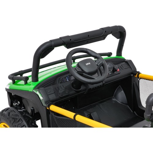 Pojazd elektryczny dla dzieci Buggy UTV Speed, zielony
