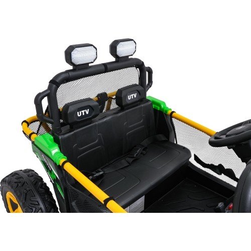 Pojazd elektryczny dla dzieci Buggy UTV Speed, zielony