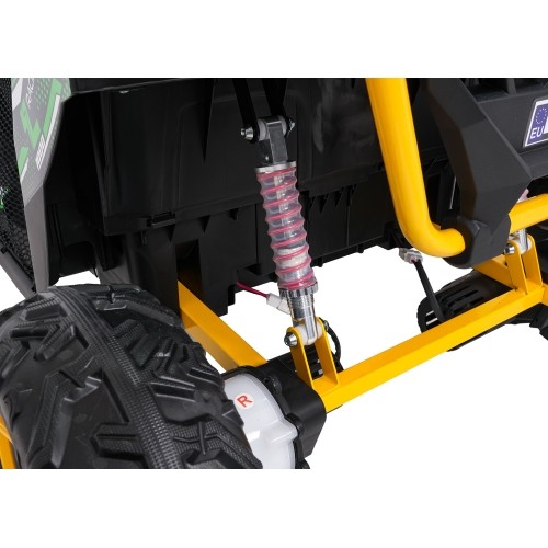 Pojazd elektryczny dla dzieci Buggy UTV Speed, zielony