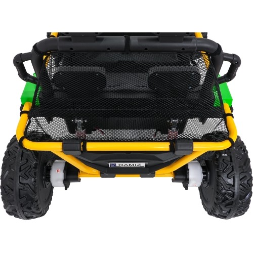 Pojazd elektryczny dla dzieci Buggy UTV Speed, zielony