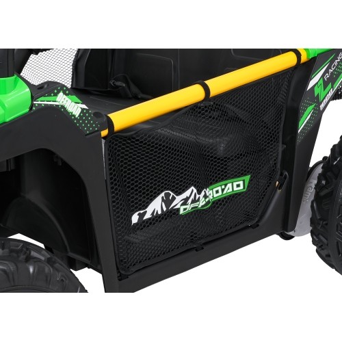 Pojazd elektryczny dla dzieci Buggy UTV Speed, zielony