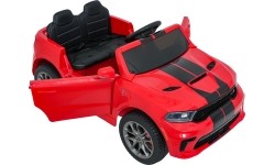 Pojazd elektryczny Dodge Durango, czerwony