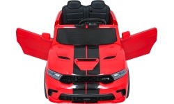 Pojazd elektryczny Dodge Durango, czerwony