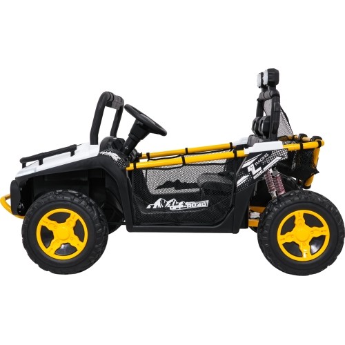 Pojazd elektryczny dla dzieci Buggy UTV Speed, biały