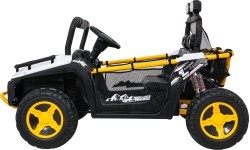 Pojazd elektryczny dla dzieci Buggy UTV Speed, biały