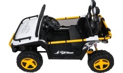 Pojazd elektryczny dla dzieci Buggy UTV Speed, biały