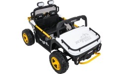 Pojazd elektryczny dla dzieci Buggy UTV Speed, biały