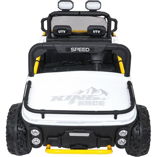 Pojazd elektryczny dla dzieci Buggy UTV Speed, biały