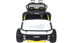 Pojazd elektryczny dla dzieci Buggy UTV Speed, biały