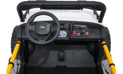 Pojazd elektryczny dla dzieci Buggy UTV Speed, biały