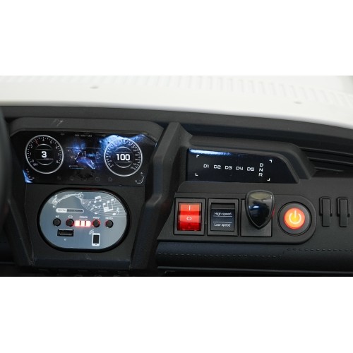 Pojazd elektryczny dla dzieci Buggy UTV Speed, biały