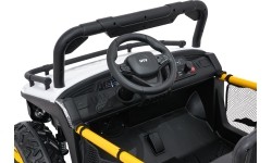 Pojazd elektryczny dla dzieci Buggy UTV Speed, biały