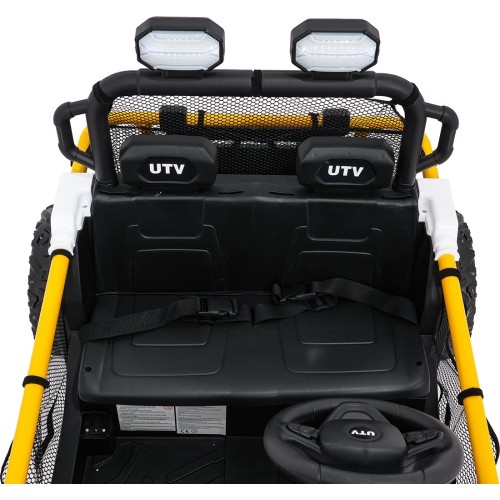 Pojazd elektryczny dla dzieci Buggy UTV Speed, biały