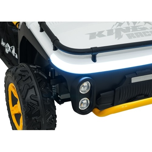 Pojazd elektryczny dla dzieci Buggy UTV Speed, biały