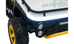 Pojazd elektryczny dla dzieci Buggy UTV Speed, biały