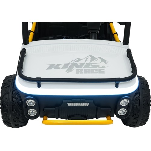 Pojazd elektryczny dla dzieci Buggy UTV Speed, biały